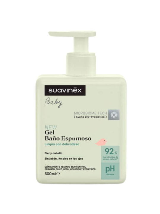 Suavinex baby gel baño espumoso 500ml