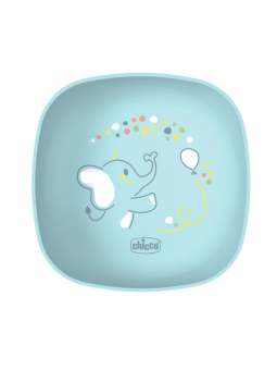 Chicco bowl con tapa +6M azul
