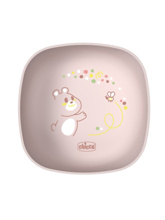 Chicco bowl con tapa +6M rosa