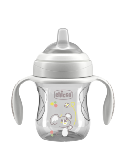 Chicco vaso transición +4M 200ML gris