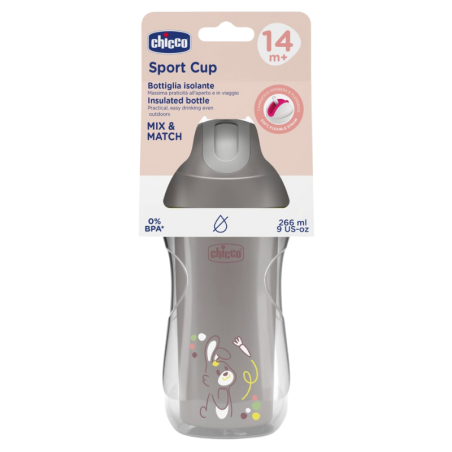 Chicco vaso térmico sport +14m gris