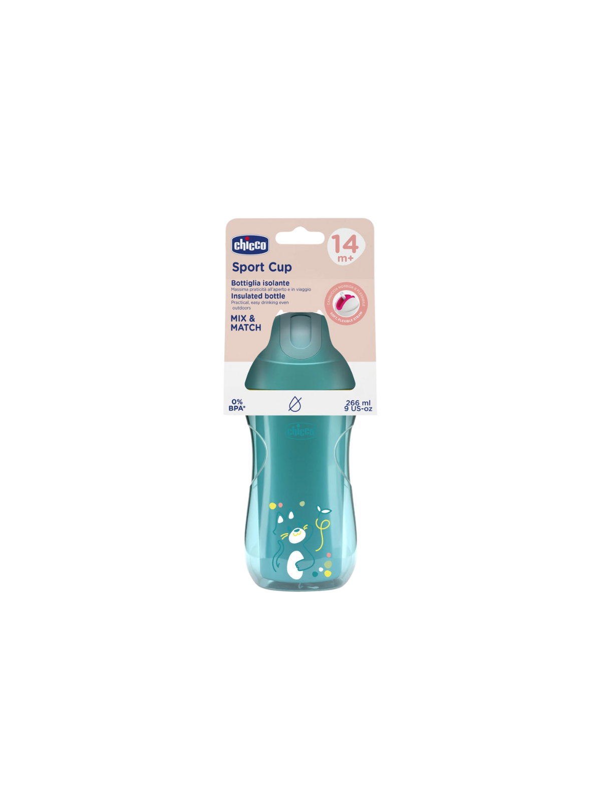 Chicco vaso térmico +14m azul
