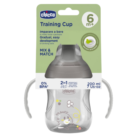 Chicco vaso entrenamiento +6m gris