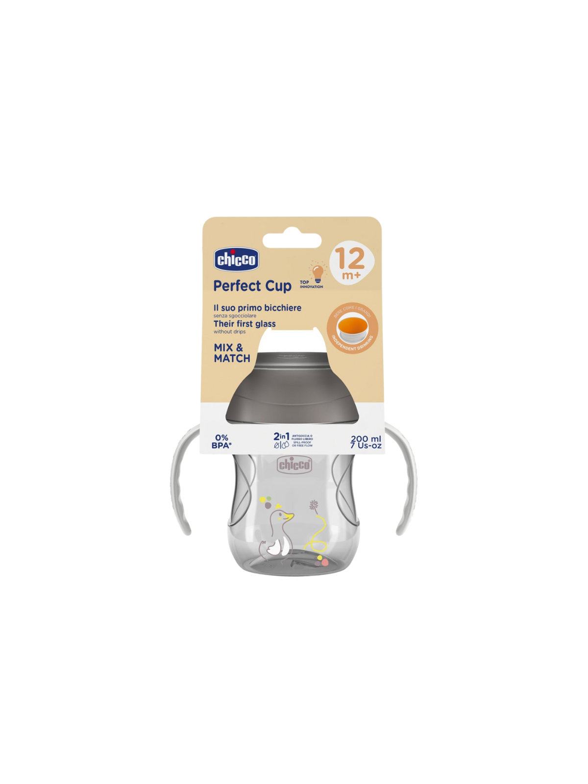 Chicco vaso perfect 360 +12m gris