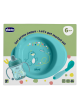 Chicco set de comida niño +6m azul