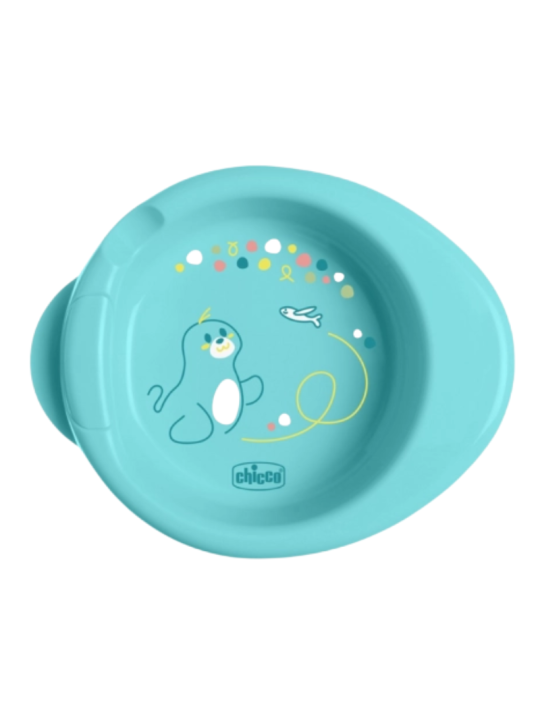 Chicco plato termo niño +6m azul