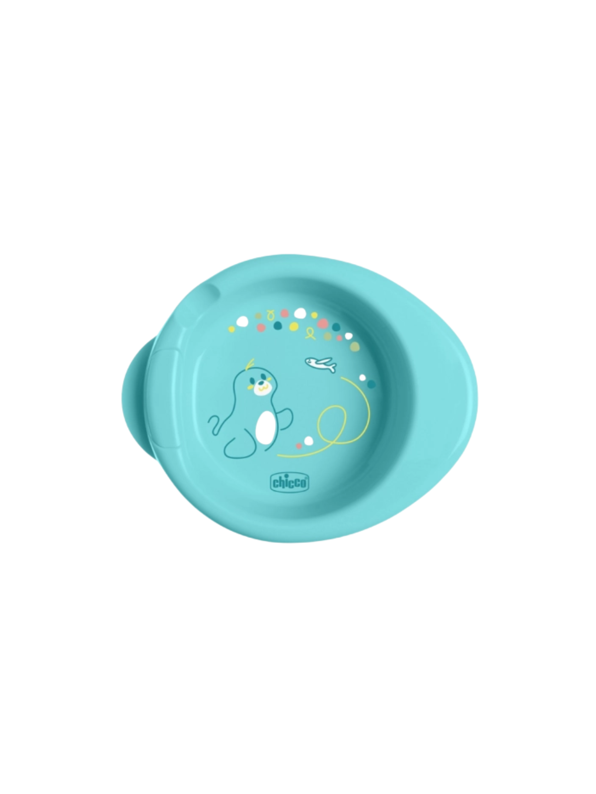 Chicco plato termo niño +6m azul