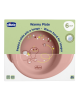 Chicco plato termo niña +6m rosa