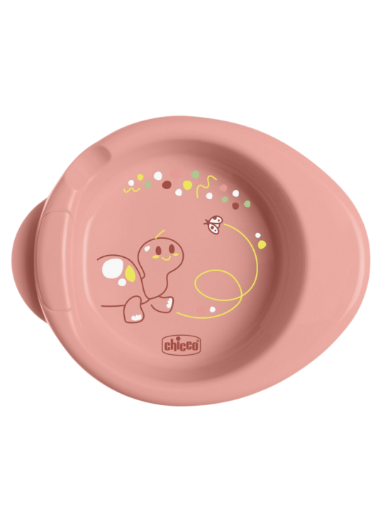 Chicco plato termo niña +6m rosa