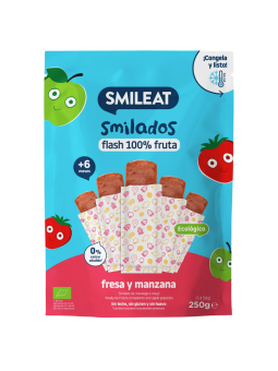 Smileat smilado fresa y manzana 250g
