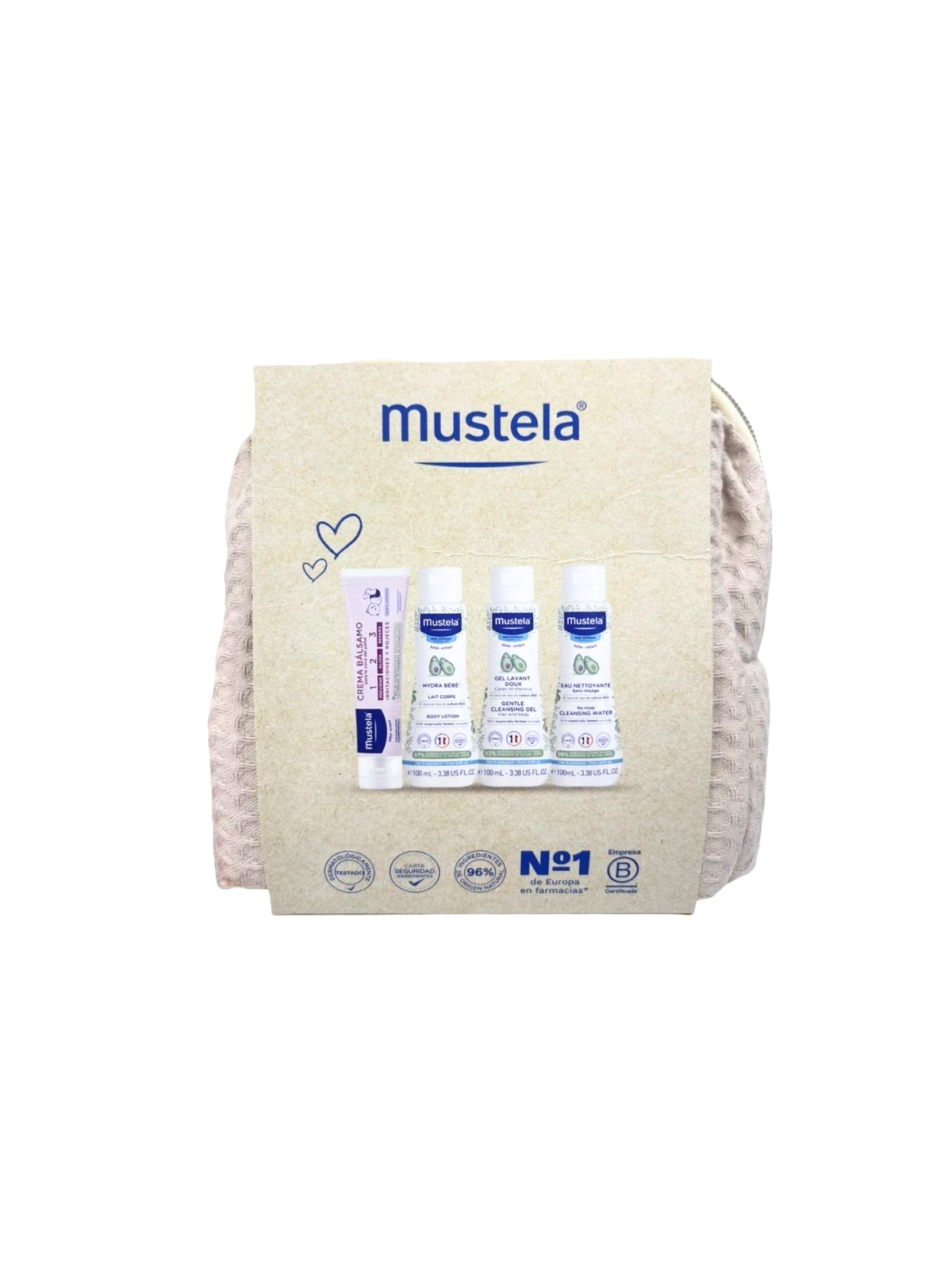 Mustela neceser beige