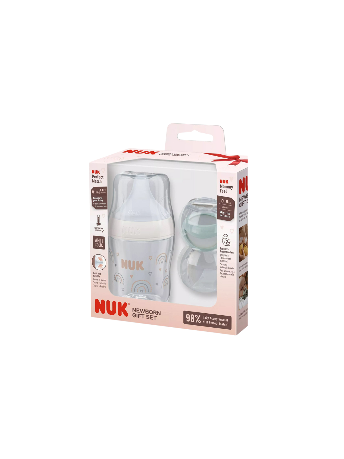 NUK pack recién nacido perfect match + mommy feel