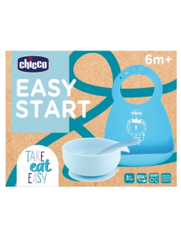 Chicco easy start bol + cuchara + babero +6m