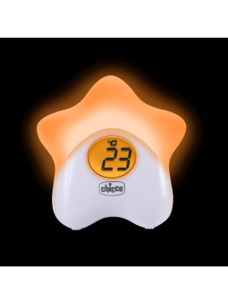 Chicco estrella con luz nocturna y termómetro
