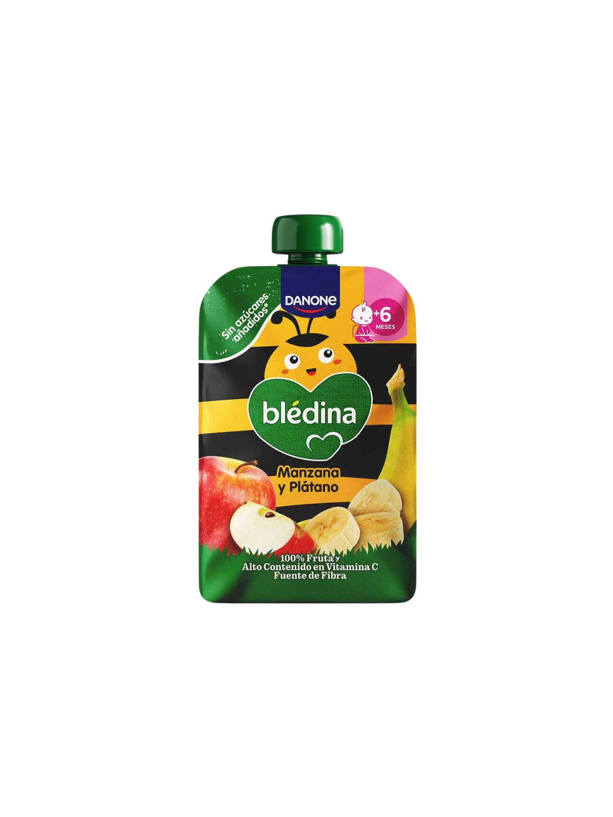 Bledina pouch manzana y platano 100g