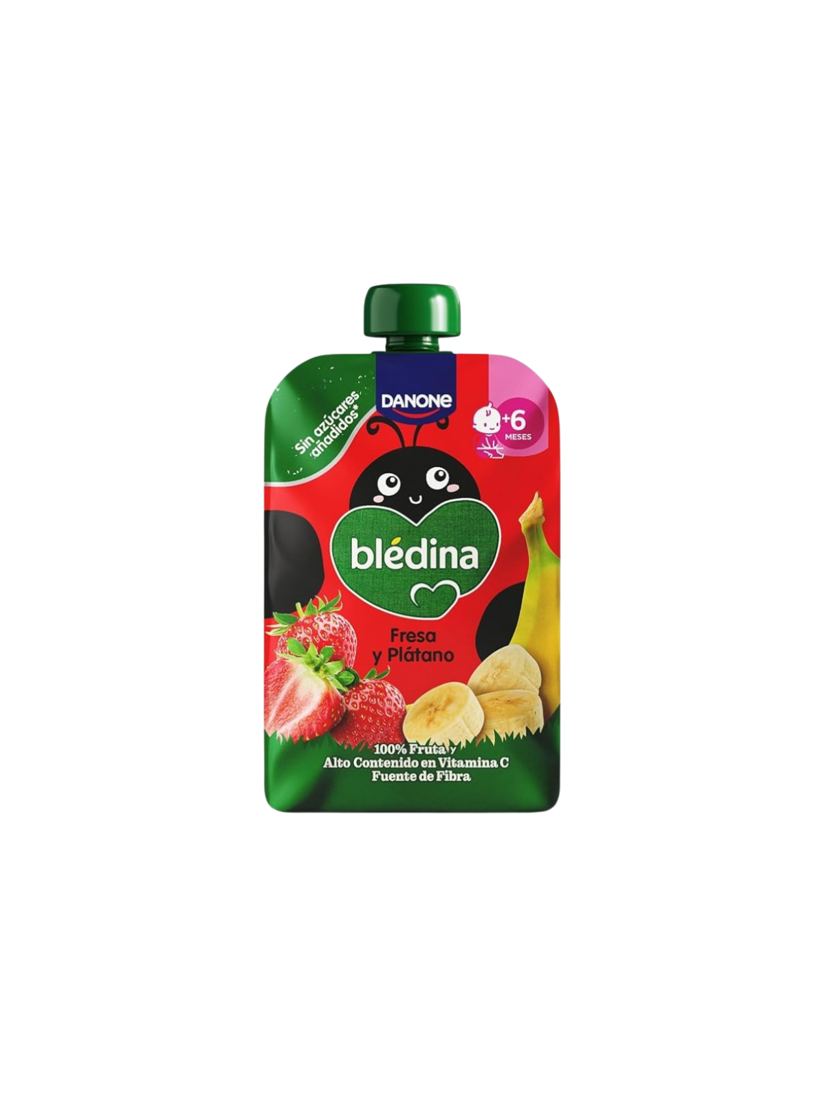 Bledina pouch fresa y platano 100g
