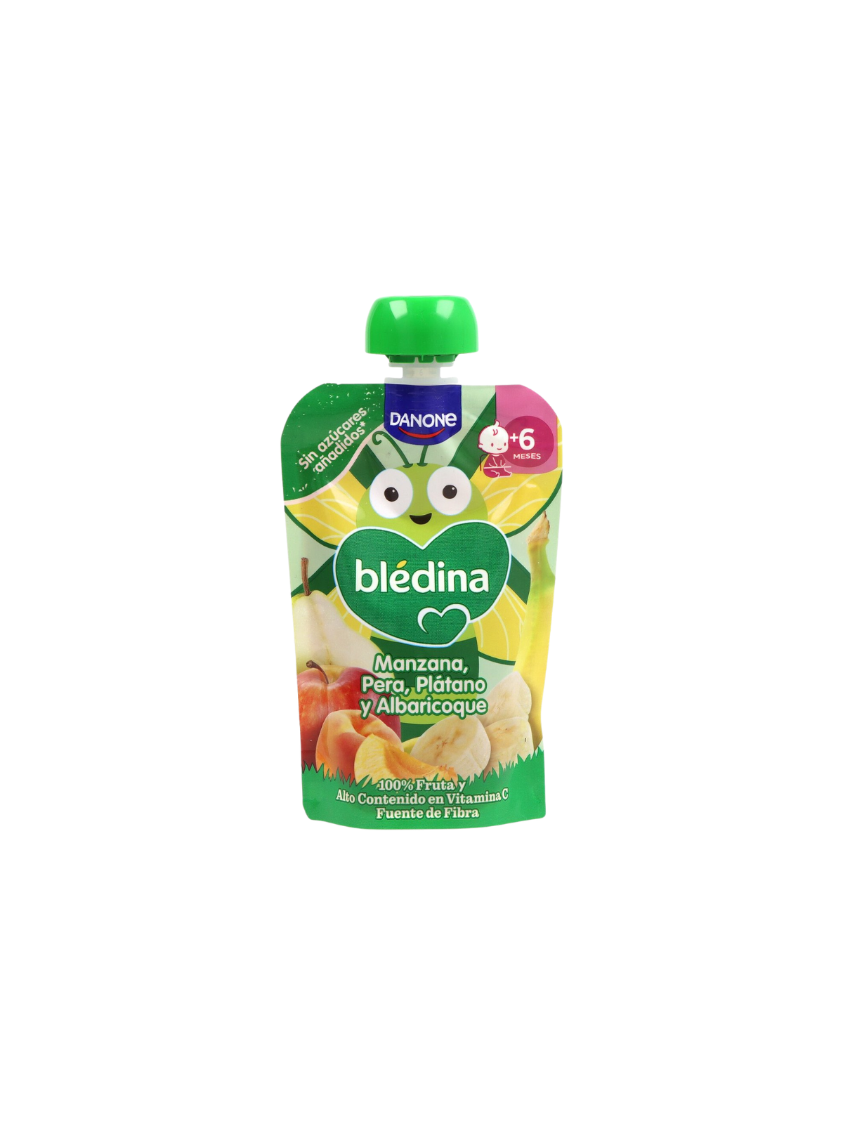 Bledina pouch manzana, pera, plátano y albaricoque 100g