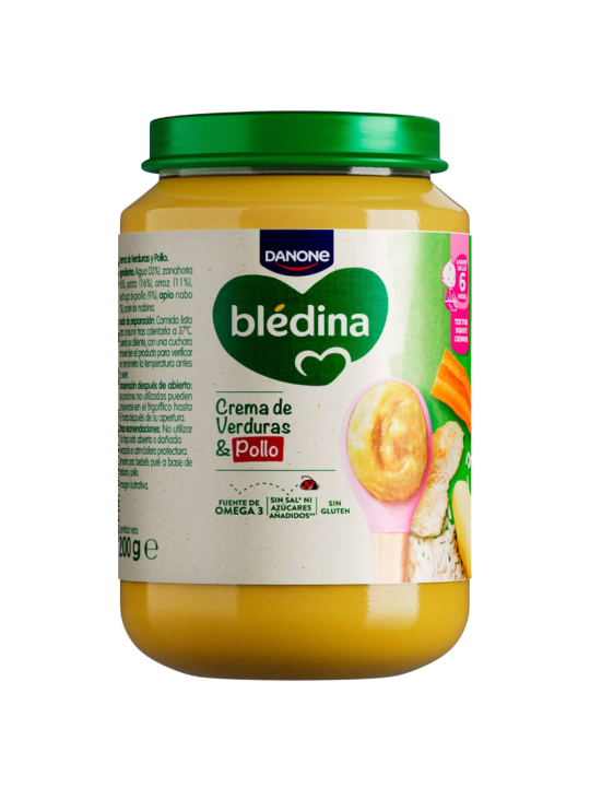 Bledina tarrito crema verduras y pollo 200g