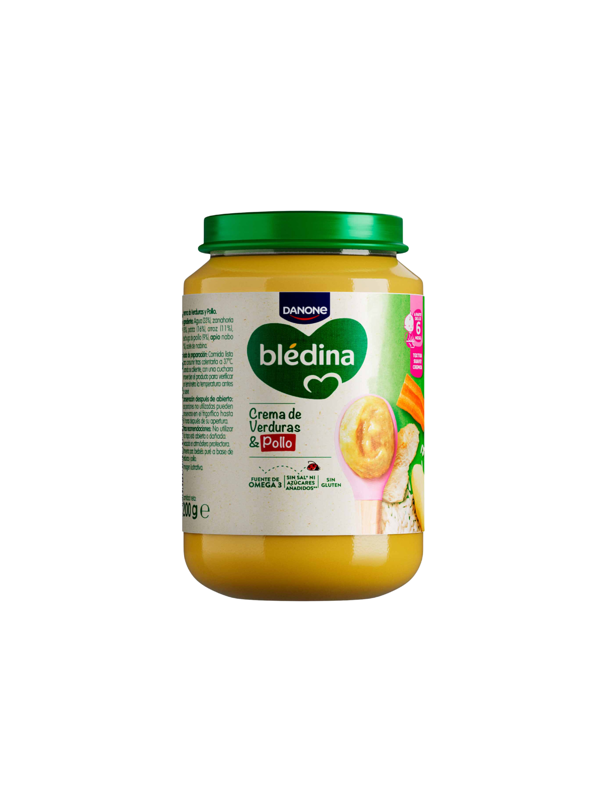 Bledina tarrito crema verduras y pollo 200g