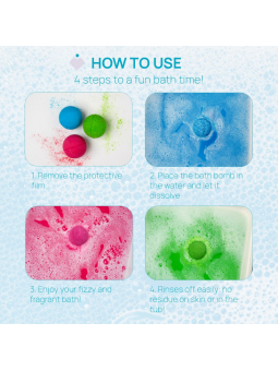 Chicco pop bombas de baño