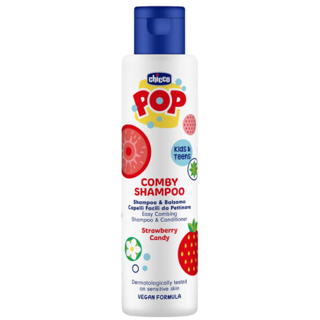 Chicco pop champu y acondicionador fresa 250ml