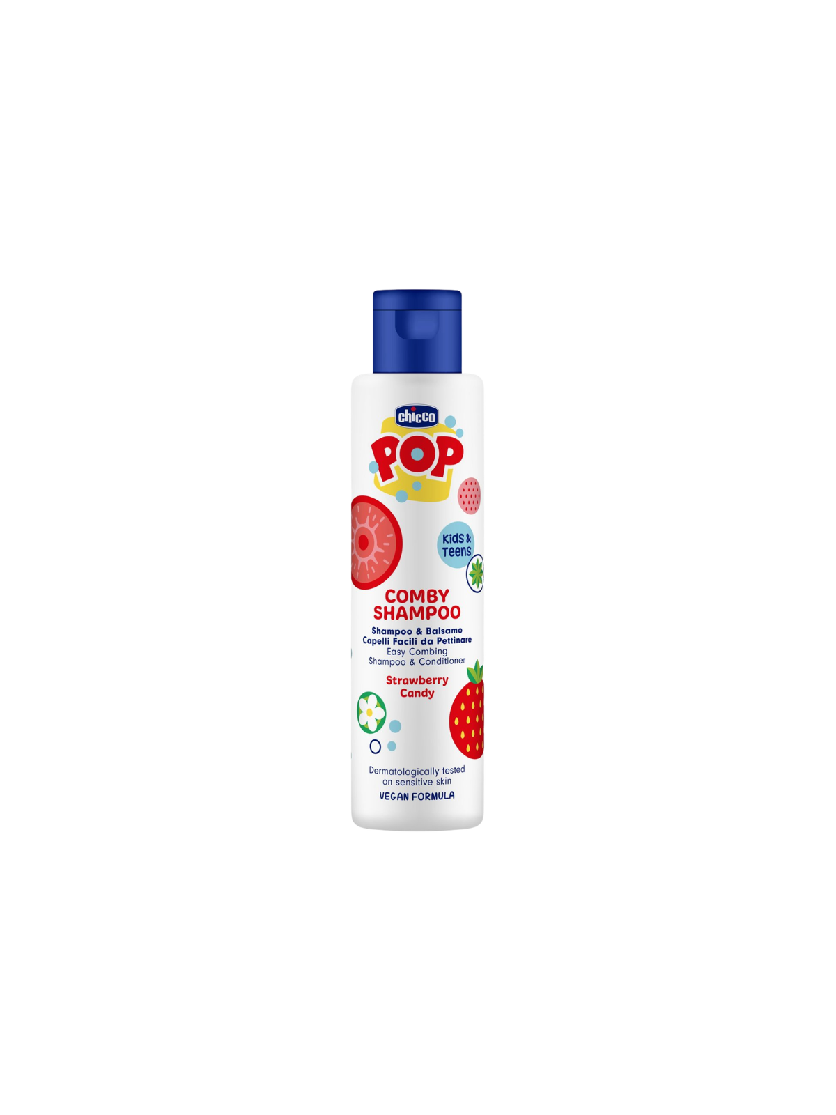 Chicco pop champu y acondicionador fresa 250ml