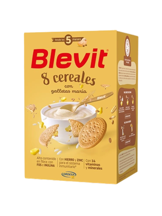 Blevit 8 cereales con galleta María 500g