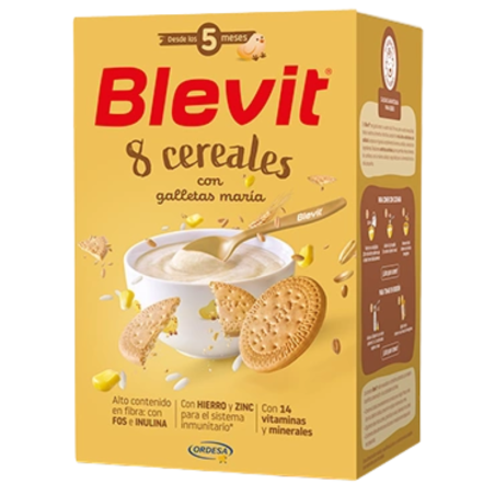 Blevit 8 cereales con galleta María 500g