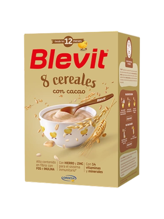 Blevit 8 cereales con cacao 500g