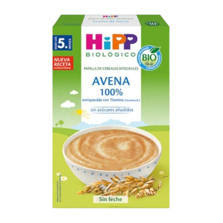 Hipp papilla de avena sin leche 200g