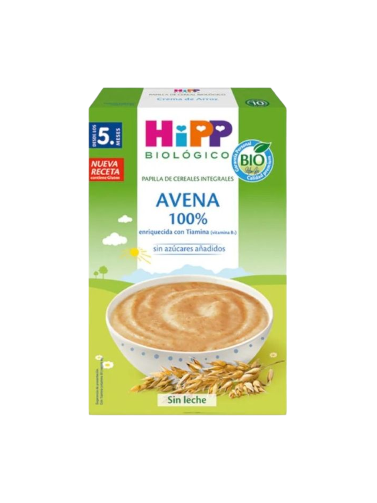 Hipp papilla de avena sin leche 200g