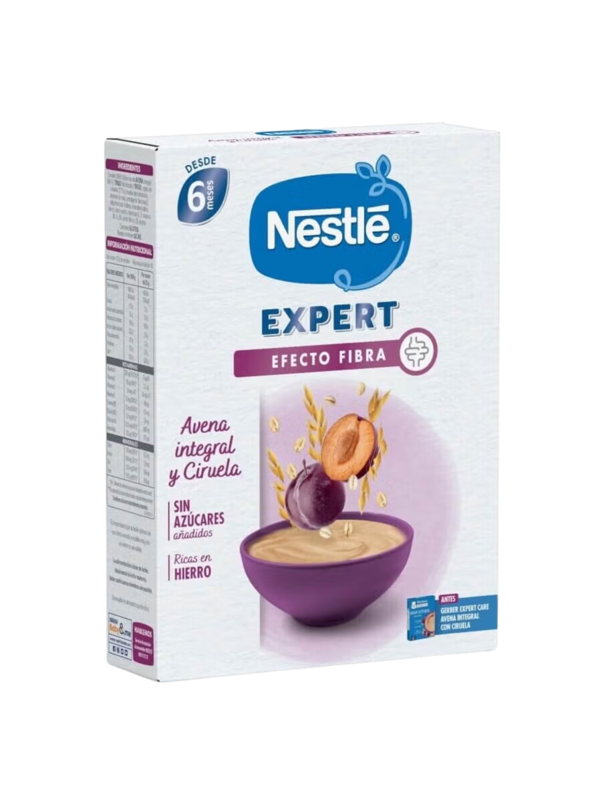 Nestle expert avena integral con ciruela 250g