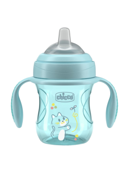 Chicco vaso transición azul 4m+ 200 ml