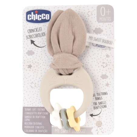 Chicco Mordedor Conejito de Silicona Blanda