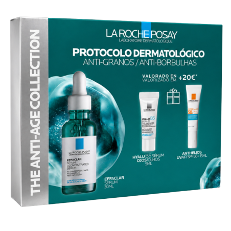 La Roche-Posay Pack Protocolo Antigranos Effaclar + Anthelios SPF50+