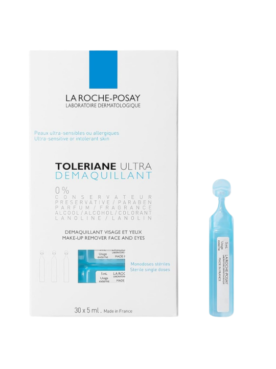 La Roche Posay Toleriane desmaquillante ojos 30 monodosis