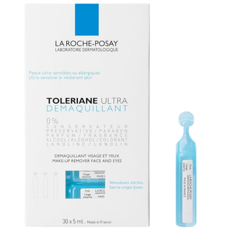 La Roche Posay Toleriane desmaquillante ojos 30 monodosis