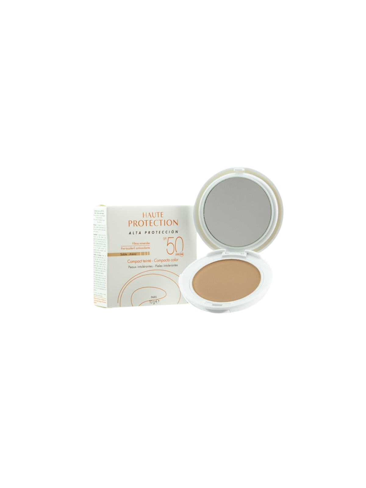 Avene solar compacto color arena spf50
