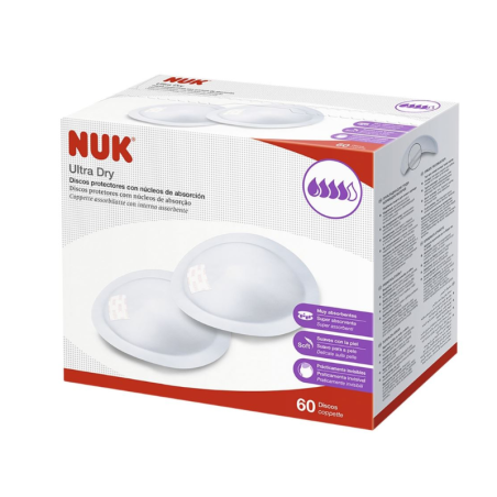 Nuk Ultra Dry discos protectores 60 unidades