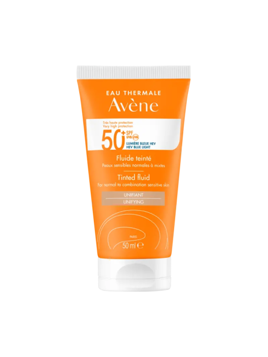 Avene solar fluido con color spf50+