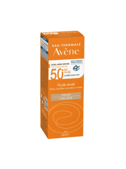Avene solar fluido con color spf50+
