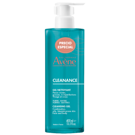 Avene cleanance gel limpiador 400ml