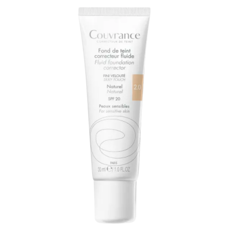Avene couvrance maquillaje fluido spf 20 natural