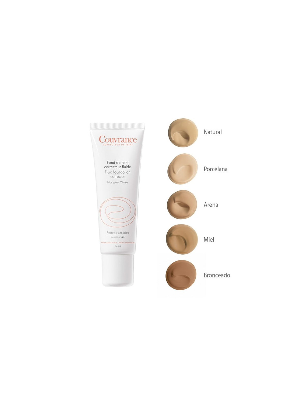 Avene couvrance maquillaje fluido spf 20 arena