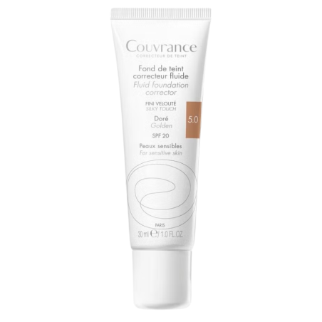 Avene couvrance maquillaje fluido spf 20 dorado