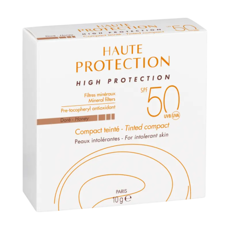 Avene solar compacto color dorado spf 50
