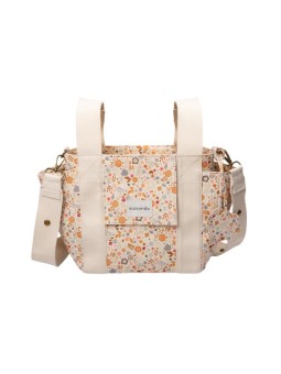 Suavinex bolso maternidad pequeño estampado flores