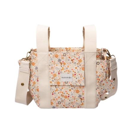Suavinex bolso maternidad pequeño estampado flores