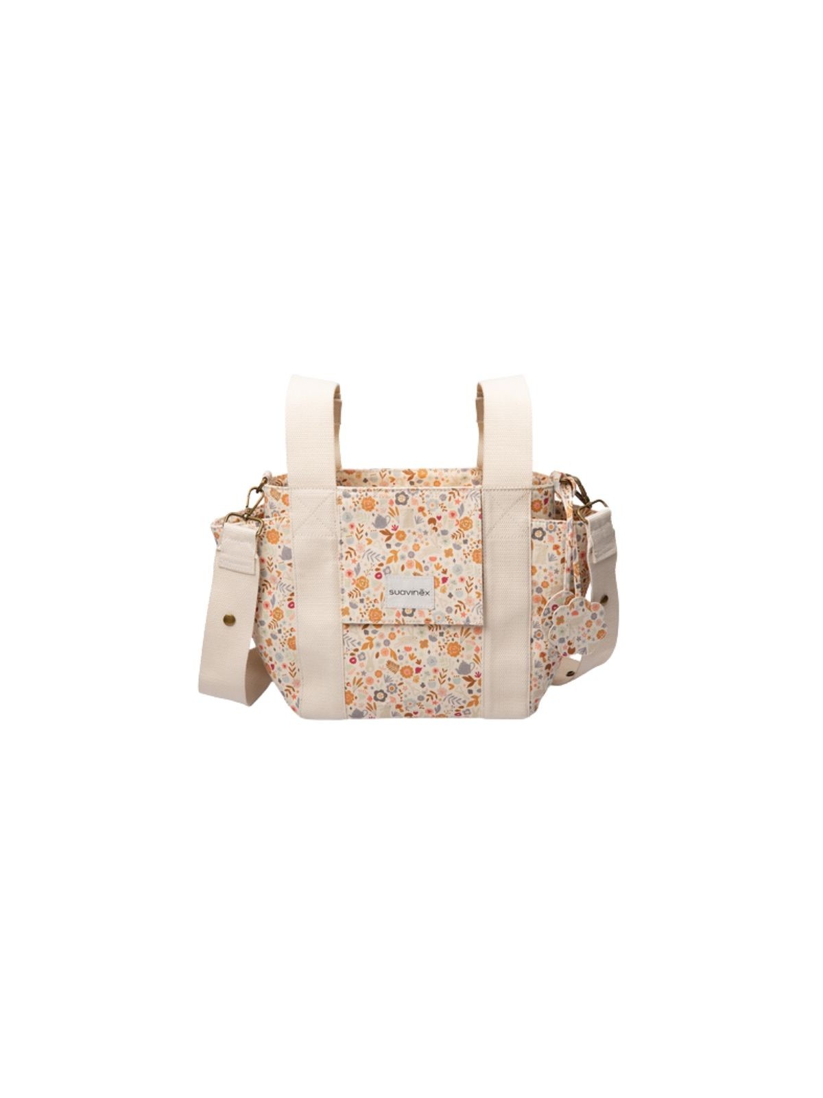 Suavinex bolso maternidad pequeño estampado flores