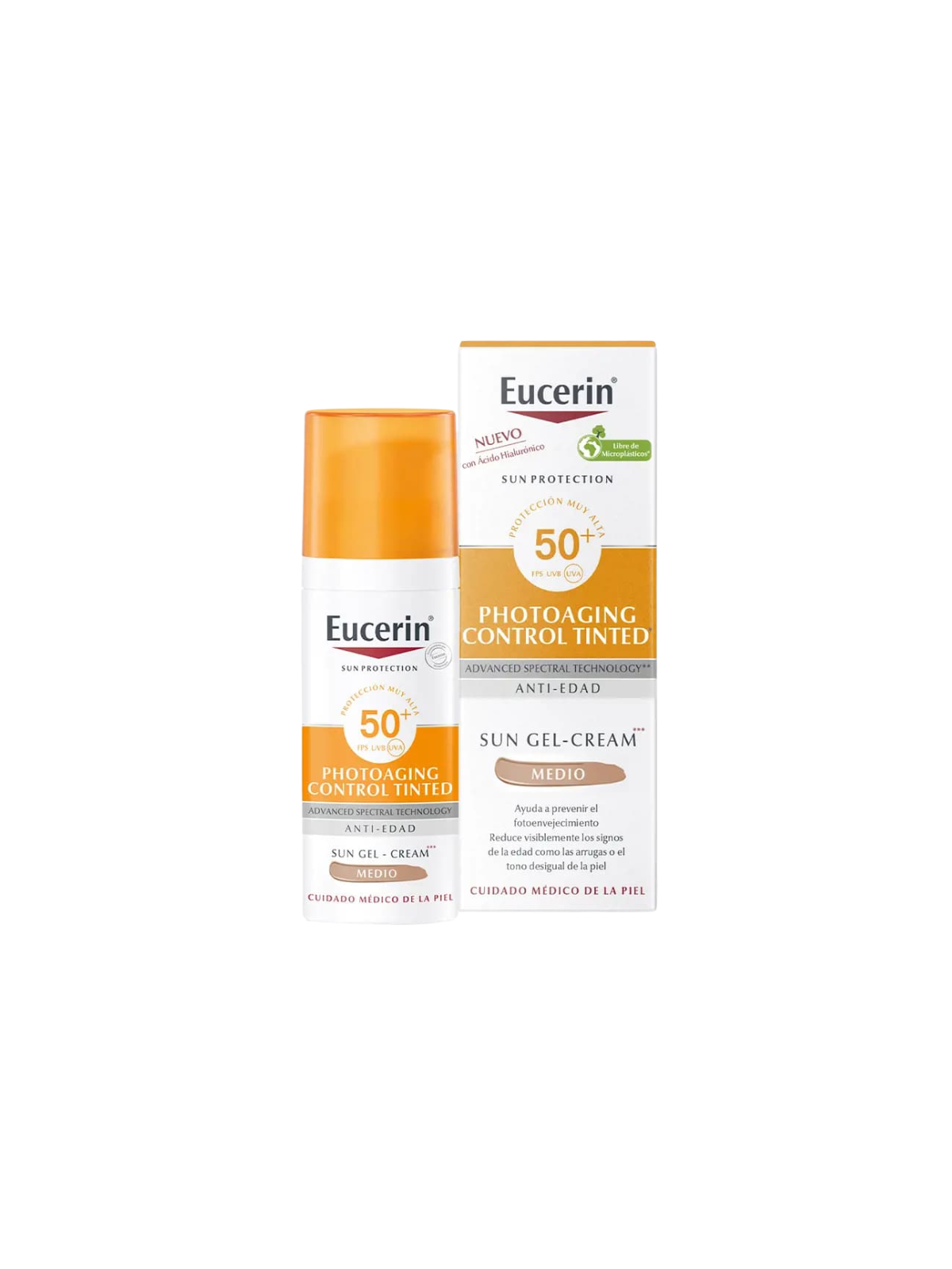 Eucerin sun protection 50+ crema rostro cc